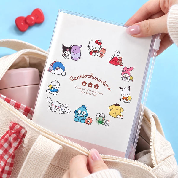 Sanrio 2027 Schedule Book - Sanrio Characters - White
