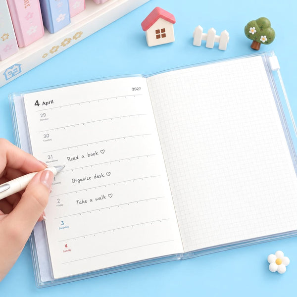 Sanrio 2027 Schedule Book - Sanrio Characters - White