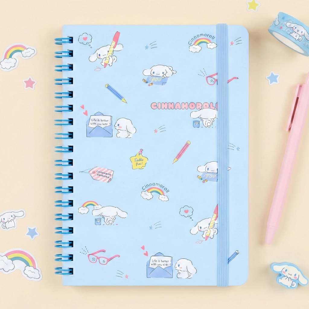 Sanrio B6 Spiral Notebook - Cinnamoroll