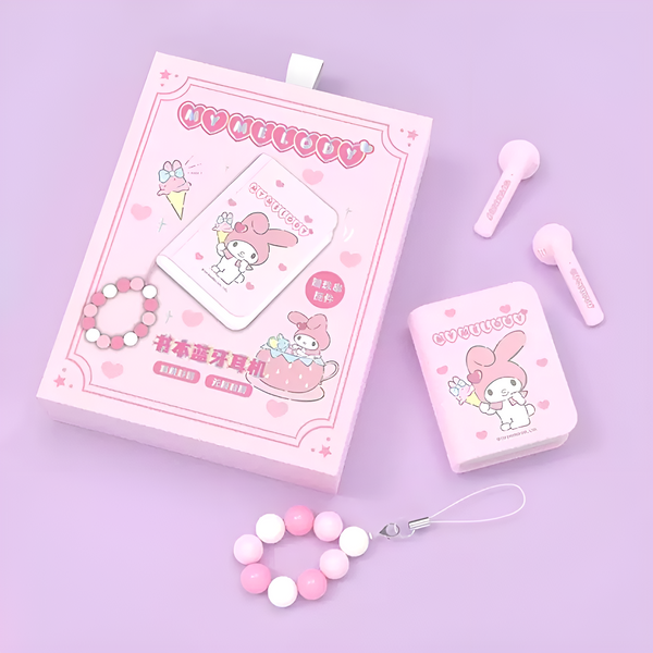 Sanrio Character Mini Book Bluetooth Headphones