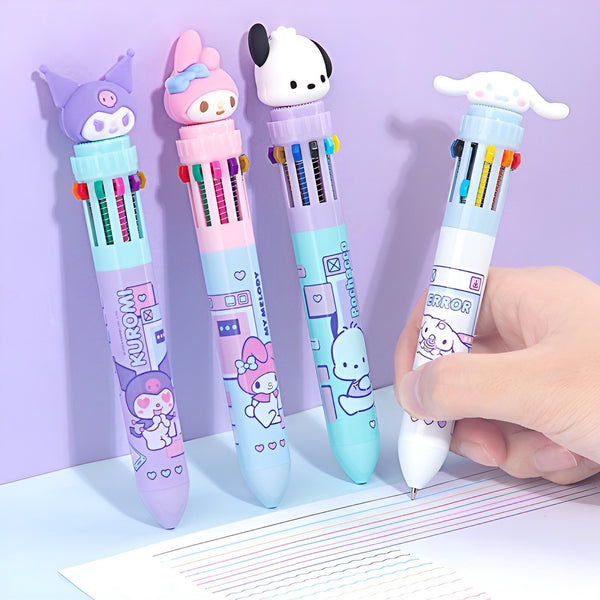 Sanrio Characters 10-in-1 Multi Color Ballpoint Pen