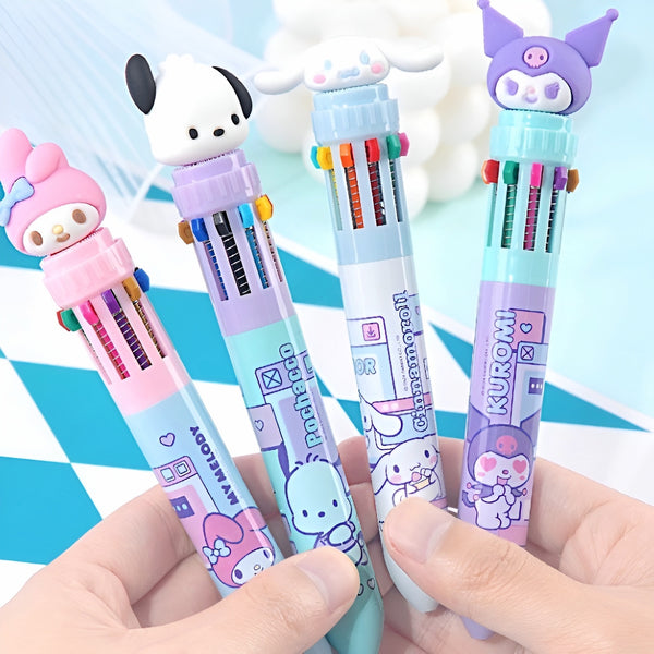 Sanrio Characters 10-in-1 Multi Color Ballpoint Pen