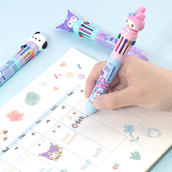 Sanrio Characters 10-in-1 Multi Color Ballpoint Pen