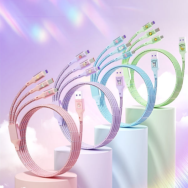 Sanrio Characters 3-in-1 Fast Charging Cable