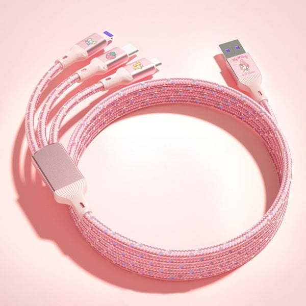 Sanrio Characters 3-in-1 Fast Charging Cable