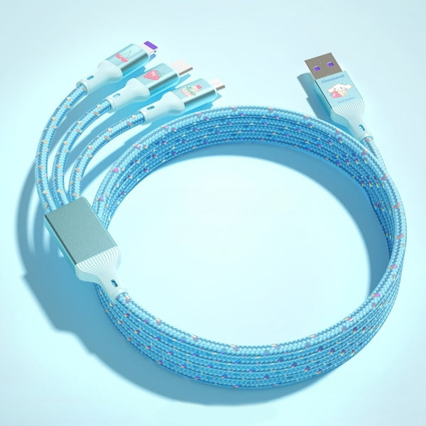 Sanrio Characters 3-in-1 Fast Charging Cable