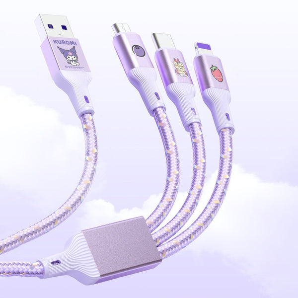 Sanrio Characters 3-in-1 Fast Charging Cable