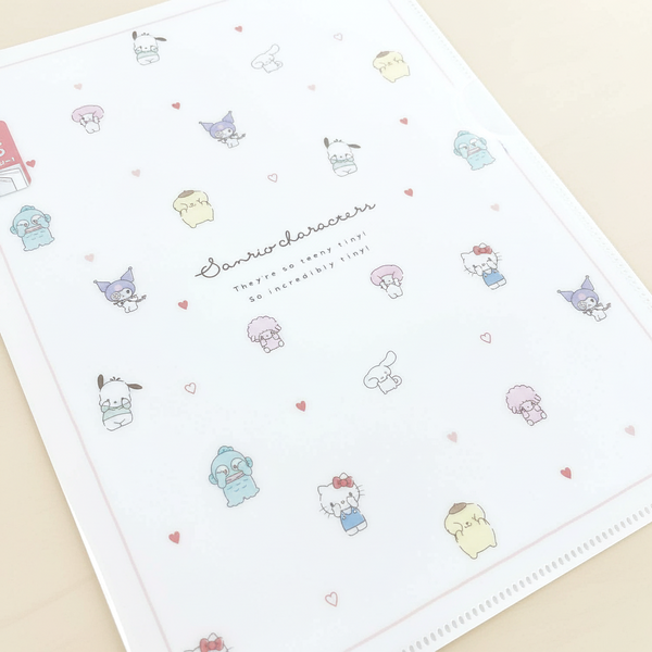 Sanrio Characters A4 Clear Book - Mini Hearts