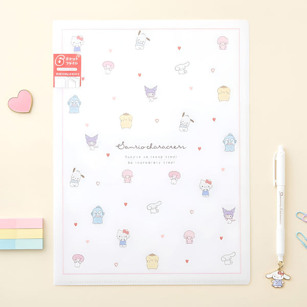 Sanrio Characters A4 Clear Book - Mini Hearts