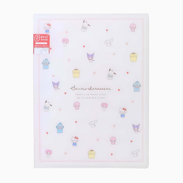 Sanrio Characters A4 Clear Book - Mini Hearts