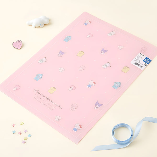 Sanrio Characters A4 Clear Book - Mini Hearts
