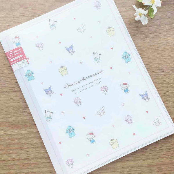 Sanrio Characters A4 Clear Book - Mini Hearts