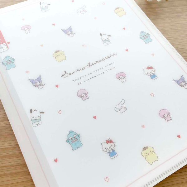Sanrio Characters A4 Clear Book - Mini Hearts