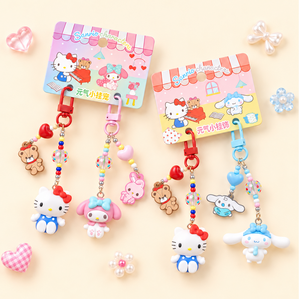Sanrio Characters Charm Set – Phone & AirPods (2 pcs)