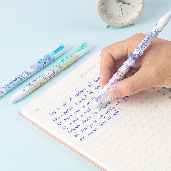 Sanrio Characters Comics Series Erasable Gel Pens - Set of 3