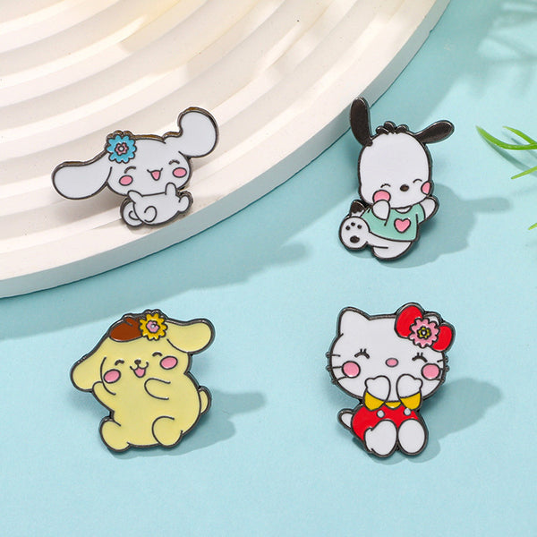 Sanrio Characters Enamel Pins - Joyful Companions