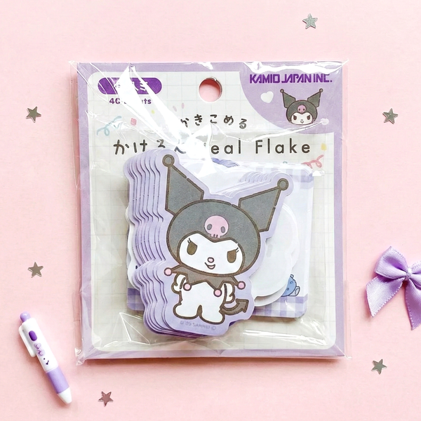 Sanrio Characters Write-On Stickers - Kuromi