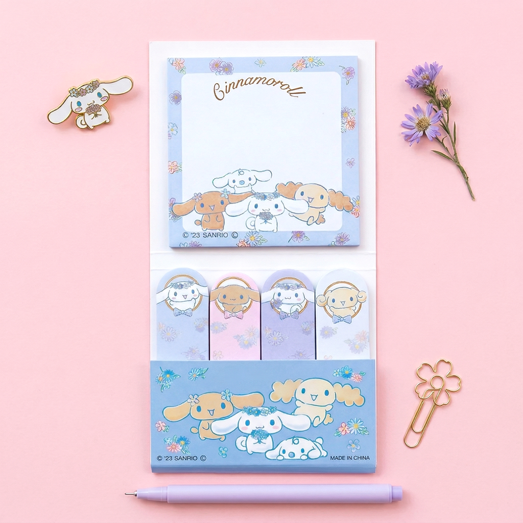 Sticker Note 696 Sanrio Characters Large Sticky Notes Set - Sweet | Kawaii Pen Shop
