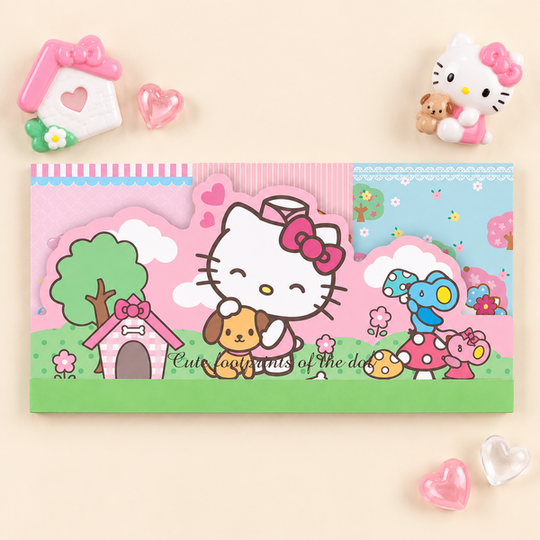 Sanrio Characters Layered Die-Cut Memo Pad