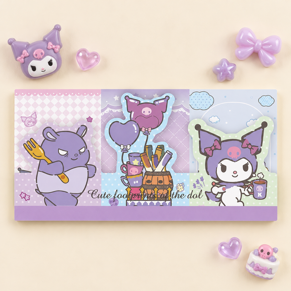 Sanrio Characters Layered Die-Cut Memo Pad