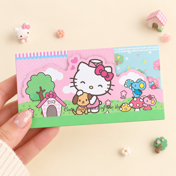 Sanrio Characters Layered Die-Cut Memo Pad