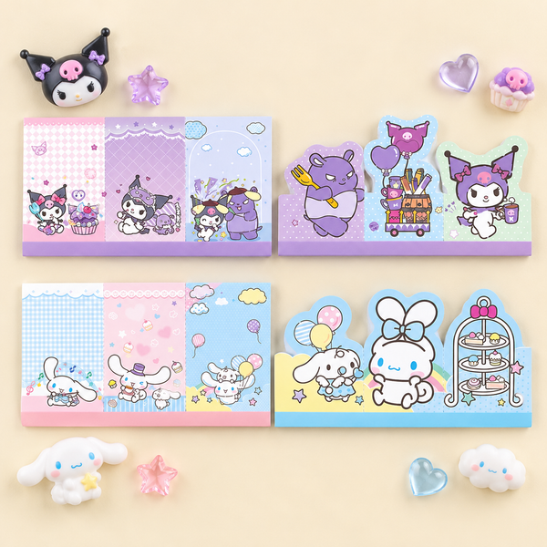 Sanrio Characters Layered Die-Cut Memo Pad