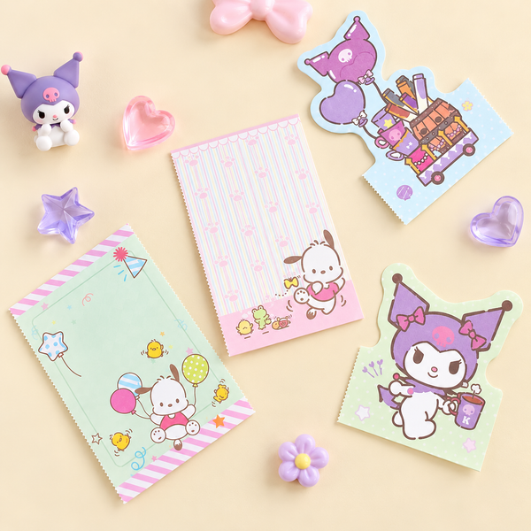 Sanrio Characters Layered Die-Cut Memo Pad