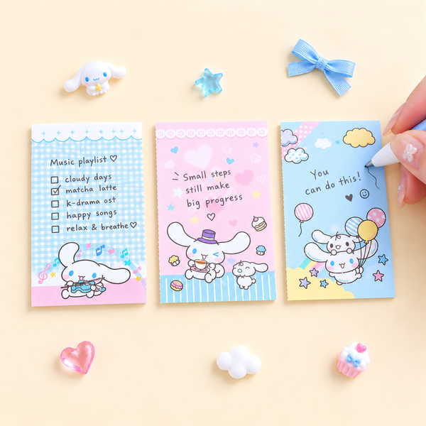 Sanrio Characters Layered Die-Cut Memo Pad