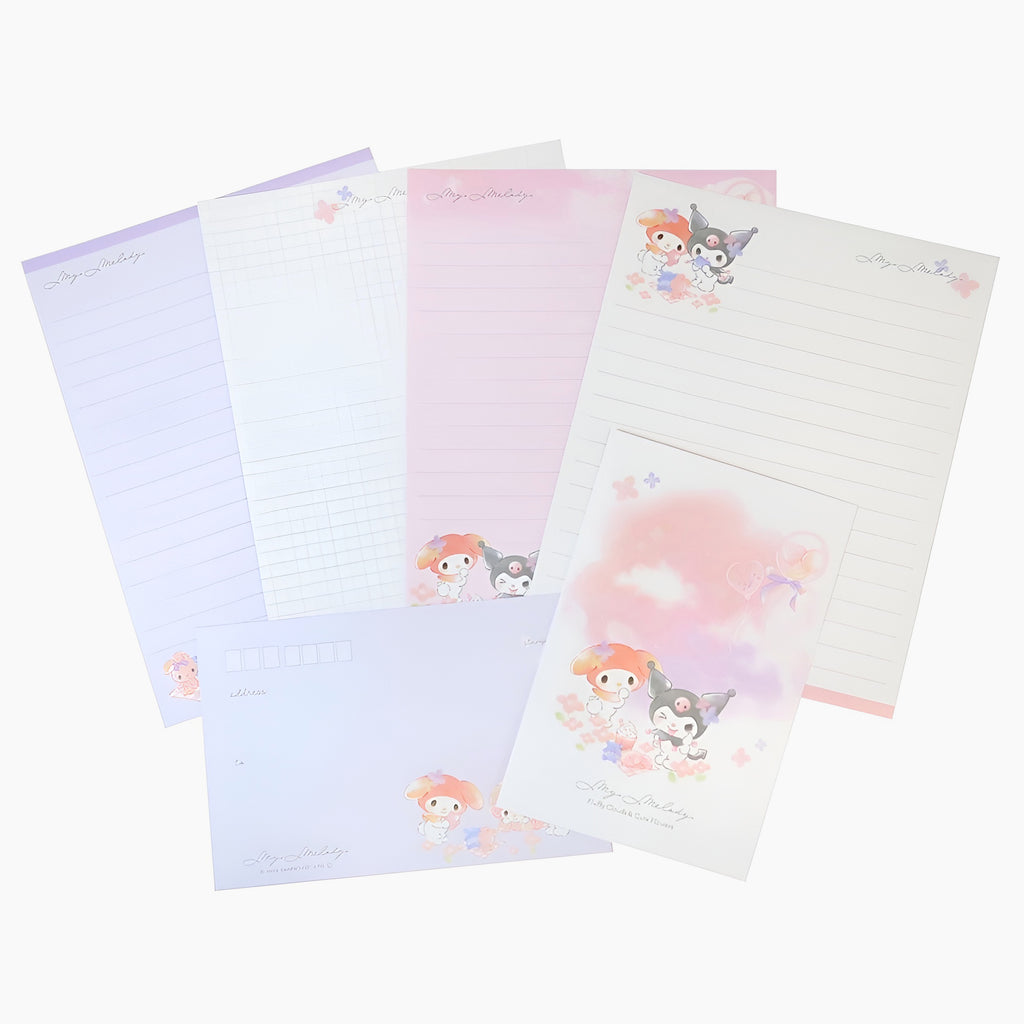 Japan Sanrio Stationery Letter Set - Sanrio Characters / Line up