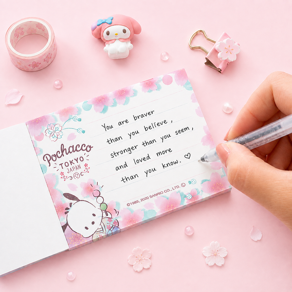 Sanrio Characters Memo Pad - Sakura Hana