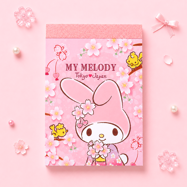 Sanrio Characters Memo Pad - Sakura Hana
