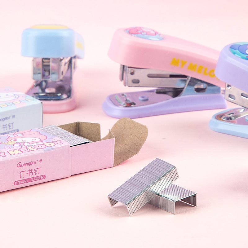 Sanrio Characters Mini Stapler + Box of Refills | Kawaii Pen Shop