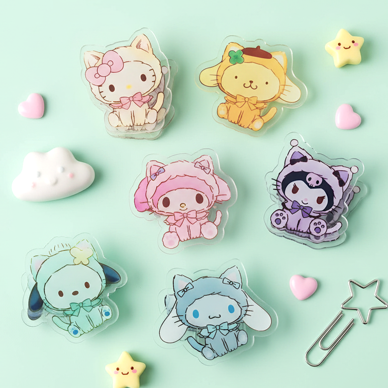 Sanrio Characters Paper Clips