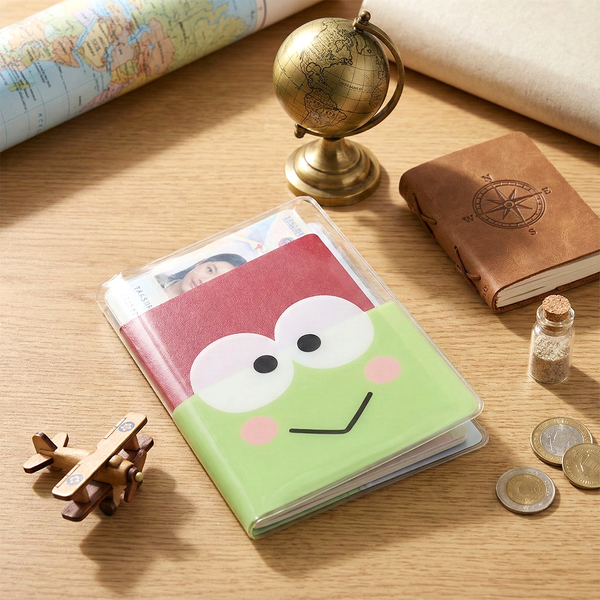 Sanrio Characters Passport Cover - Keroppi