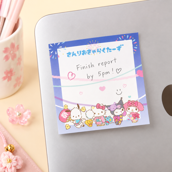 Sanrio Matsuri Night Pop-Up Memo Pad