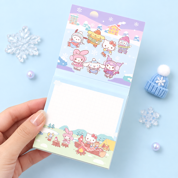 Sanrio Snow Day Pop-Up Memo Pad