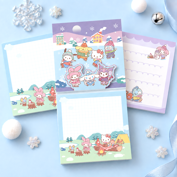 Sanrio Snow Day Pop-Up Memo Pad