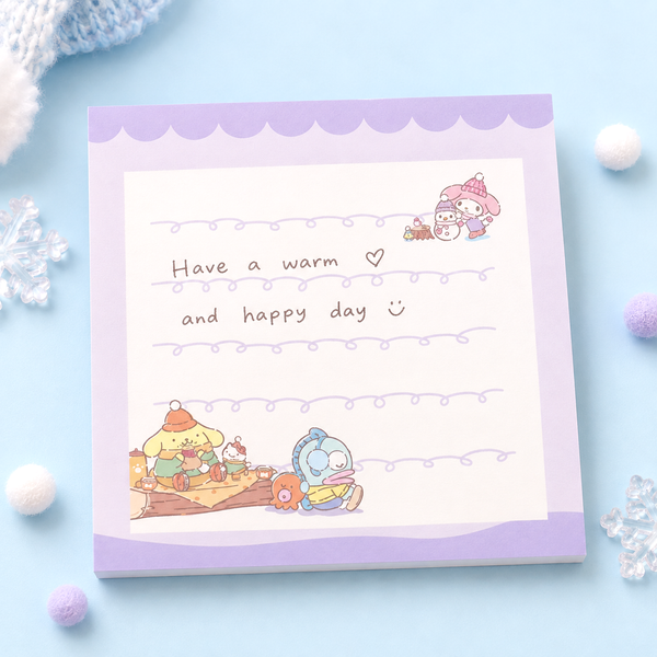 Sanrio Snow Day Pop-Up Memo Pad