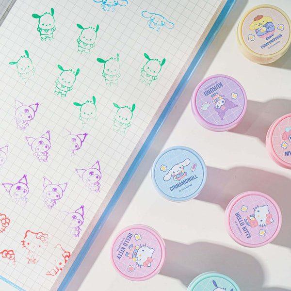 Sanrio Characters Pre-Inked Stamps - Set of 12