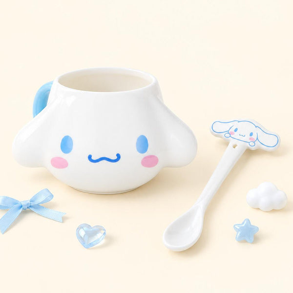 Sanrio Characters Sculpted Mug with Spoon