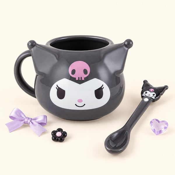Sanrio Characters Sculpted Mug with Spoon