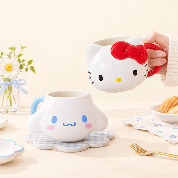 Sanrio Characters Sculpted Mug with Spoon