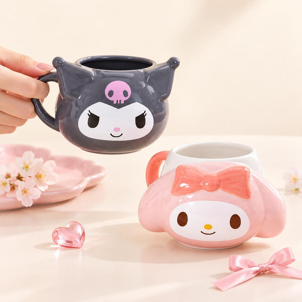 Sanrio Characters Sculpted Mug with Spoon