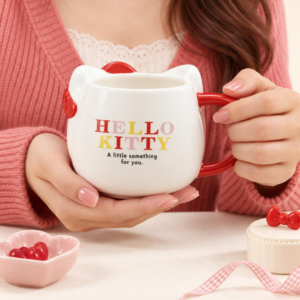 Sanrio Characters Sculpted Mug with Spoon