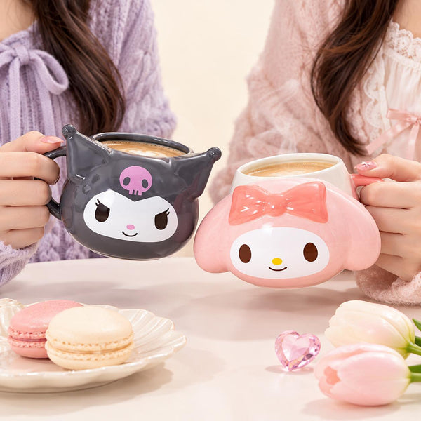 Sanrio Characters Sculpted Mug with Spoon