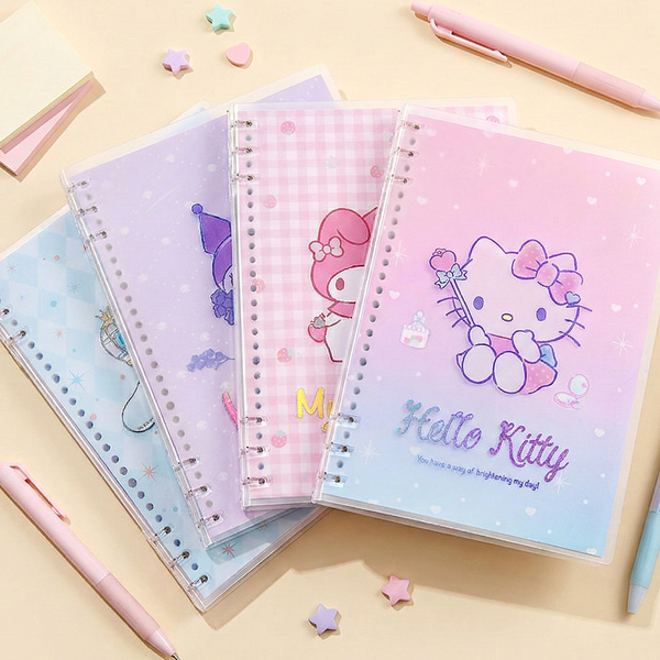Sanrio Characters Soft Ring Notebook