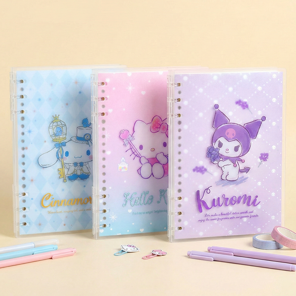 Sanrio Characters Soft Ring Notebook