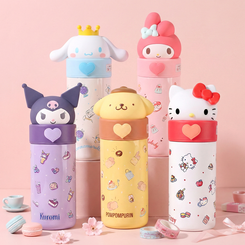 Sanrio Stainless Steel Thermos - Kawaii Creatures