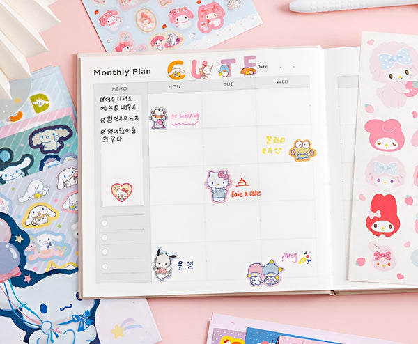 Sanrio Characters Sticker Set (5 Types)