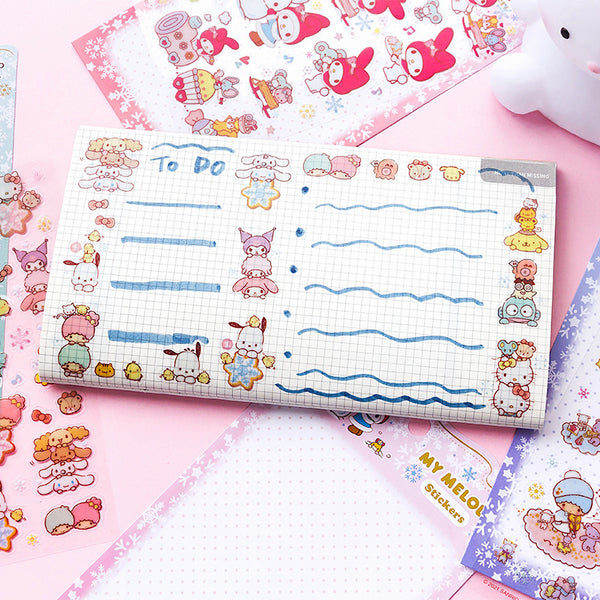 Sanrio Characters Stickers - Holiday Magic - Limited Edition